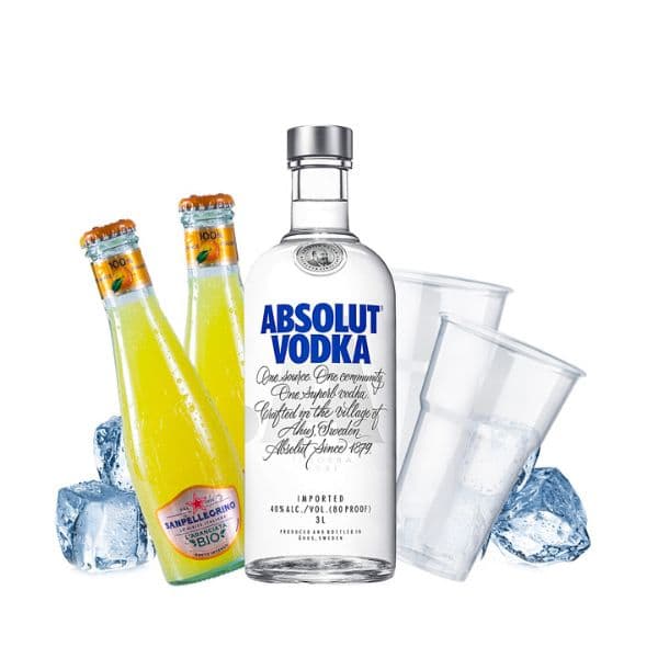 Absolut - Aranciata alla Cocque Kit - per 10 persone