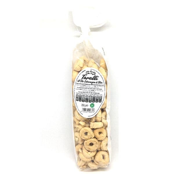 Taralli Pugliesi di alta qualità (350 gr)