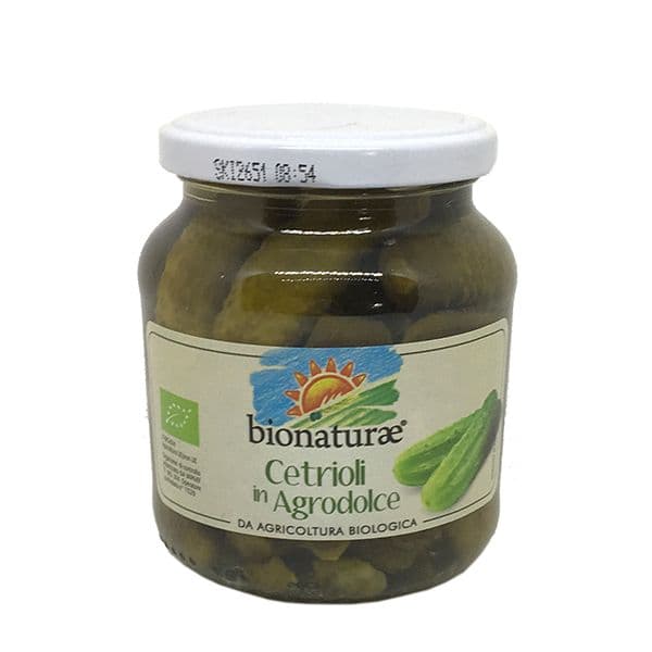 Cetrioli in Agrodolce Biologici (290 g - 150 g sgocc.)