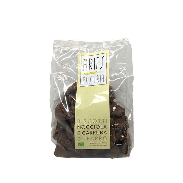 Biscotti di farro Nocciola e Carruba Bio (250 g)
