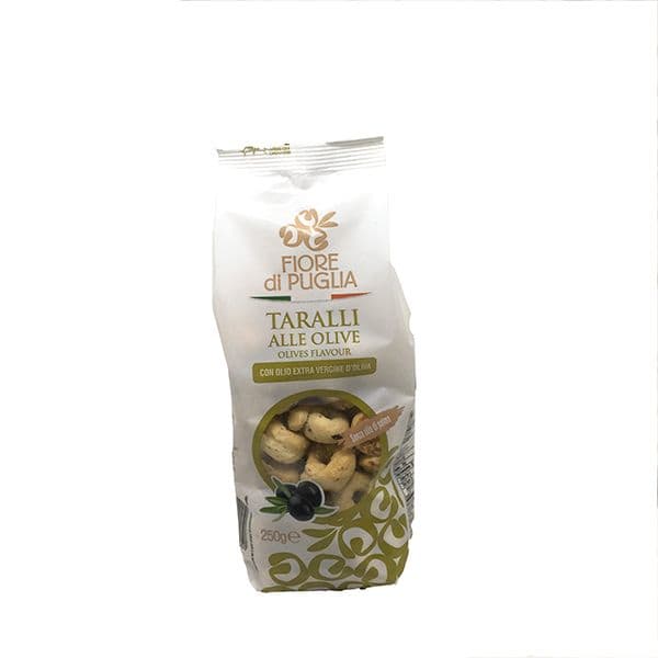 Taralli Pugliesi alle Olive con Olio Extravergine di Oliva (250 g)