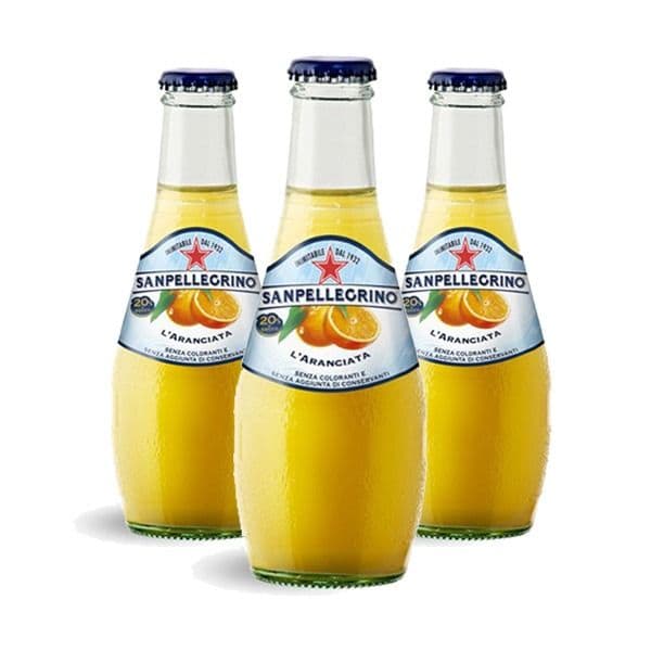 Aranciata Sanpellegrino (20 cl) 3 pezzi