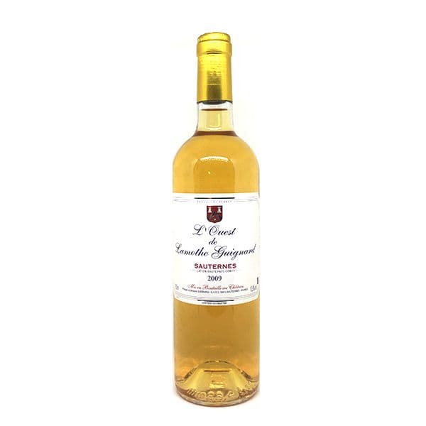 OUT OF STOCK - Sauternes AOC L'Ouest de Lamothe Guignard 2009