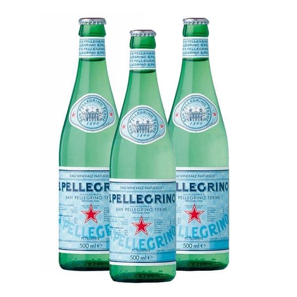 Acqua Frizzante Sanpellegrino in Vetro (75 cl) 3 pezzi