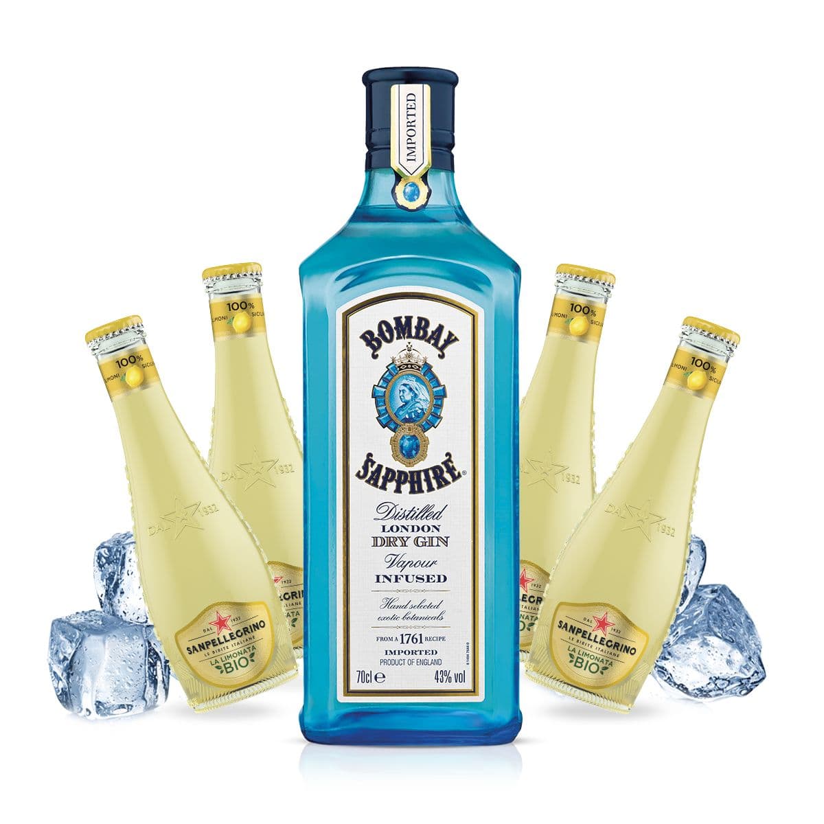 Bombay - Gin Lemon Kit - per 10 persone