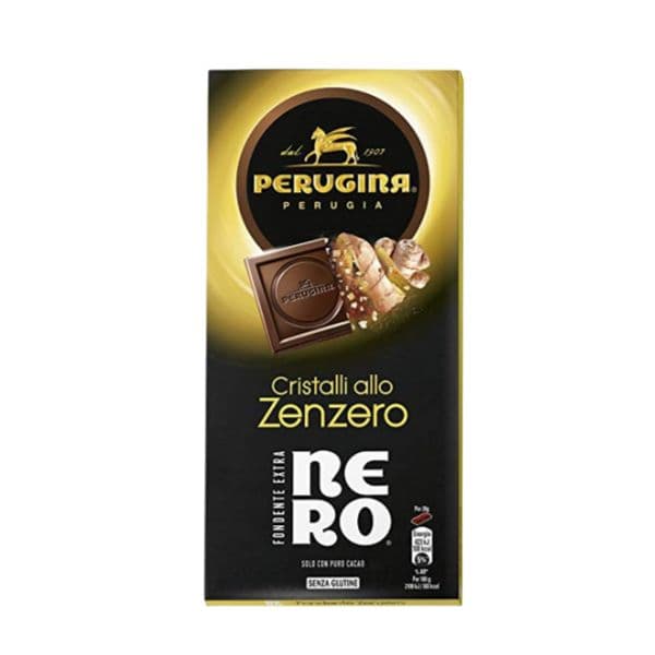 Cioccolato Perugina Extra Fondente con Cristalli allo Zenzero Gluten Free (85 gr)