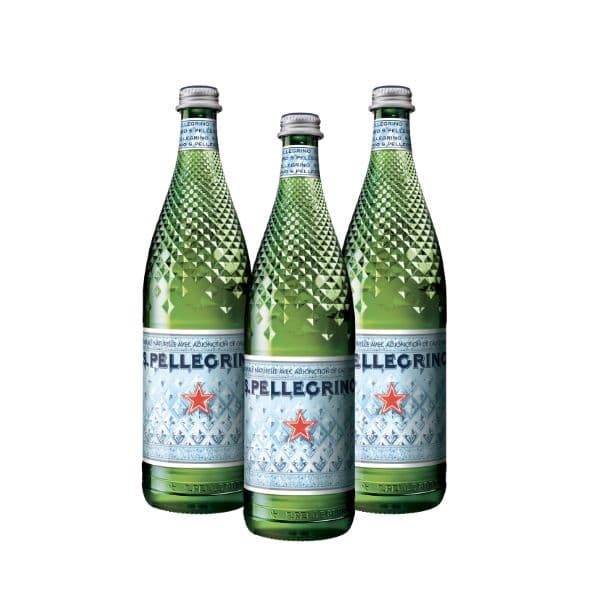 Acqua Frizzante S.Pellegrino Diamond (75 cl) 3 pezzi - Temperatura Ambiente