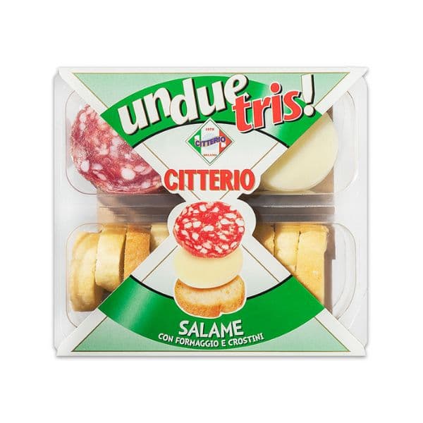 Aperitivo - Salame con Formaggio e Crostini