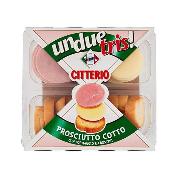 Aperitivo - Prosciutto Cotto con Formaggio e Crostini