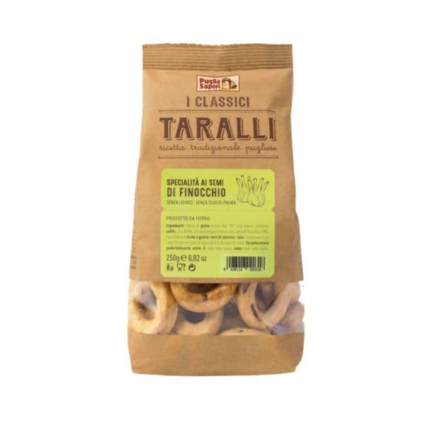 Taralli al Finocchio - Puglia Sapori (250 g)