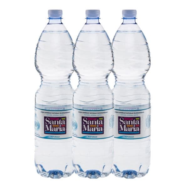 Acqua Naturale Santa Maria (1,5L) 3 pezzi - Temperatura Ambiente