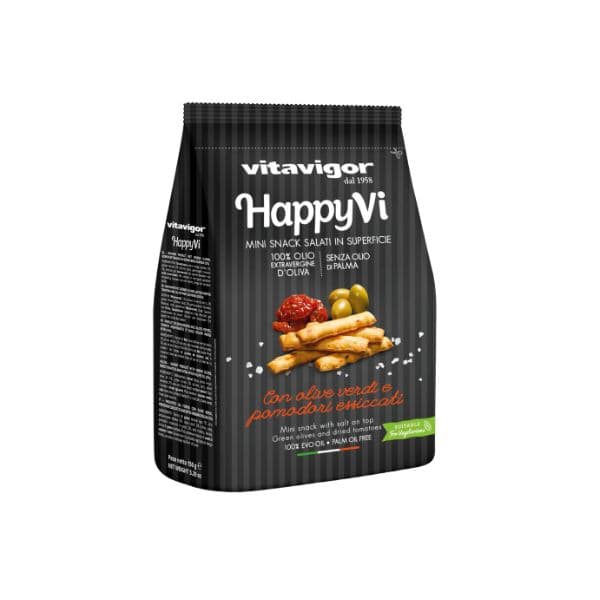HappyVì con olive verdi e pomodori essiccati (150 g)
