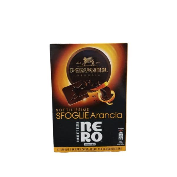 Cioccolato Extra Fondente in Sfoglie Arancia (96 g)
