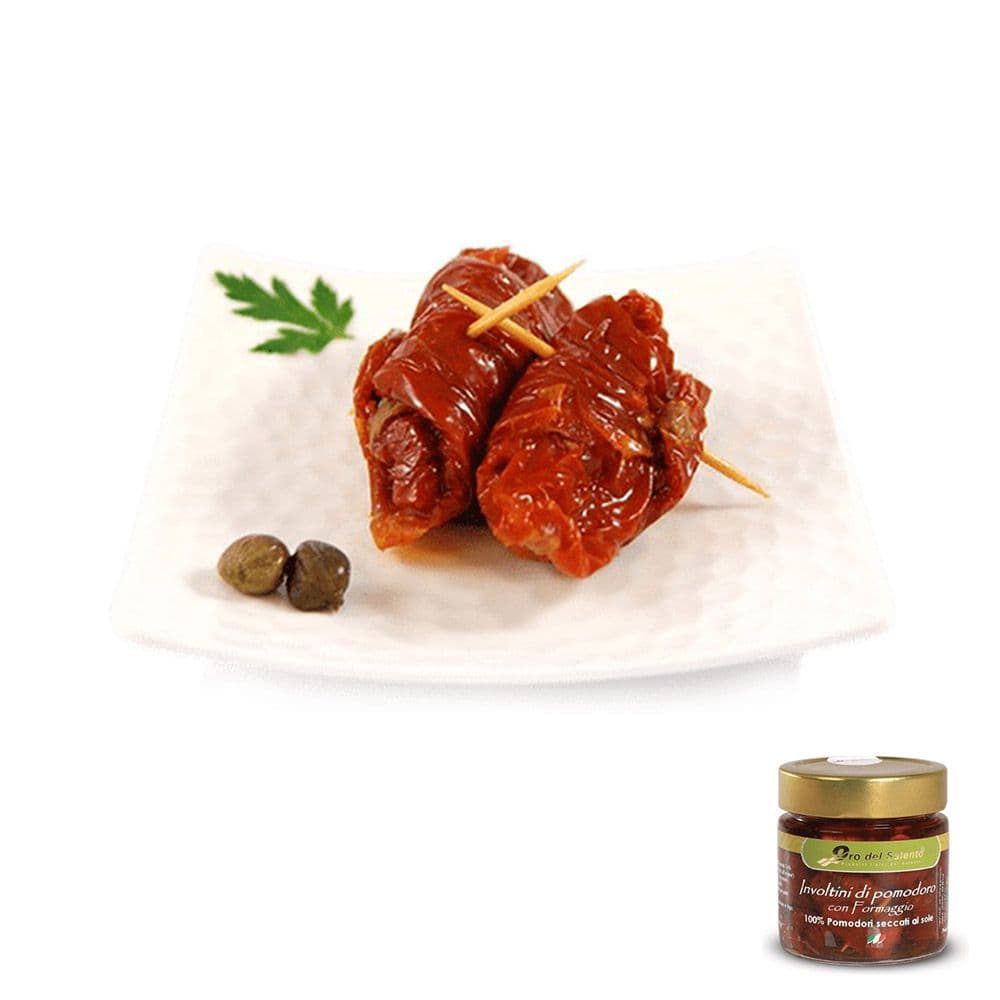 Involtini di Pomodoro Secco con Formaggio Pecorino (230 g) 