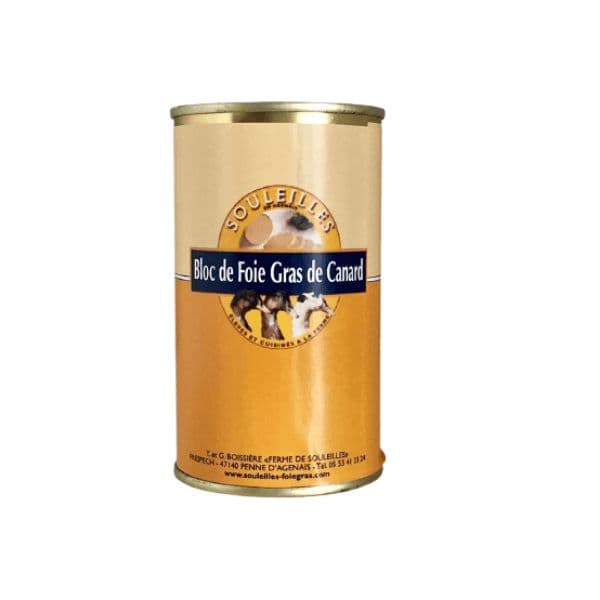 Bloc di Foie Gras D'Anatra del Perigord (di altissima qualità, no conservanti) (190 g)