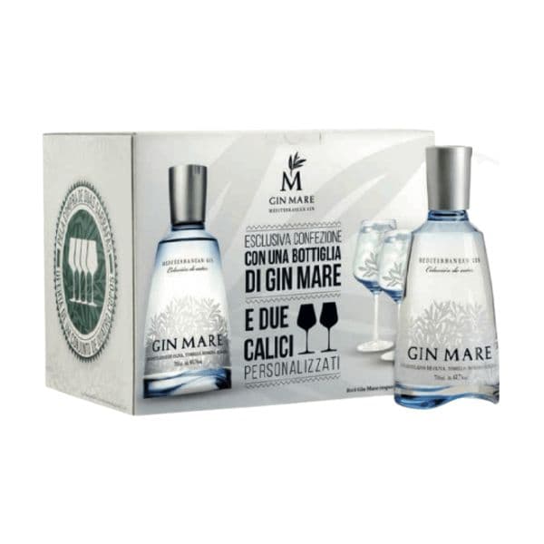 Gin Mare Glass Pack 2 Calici (70 cl)