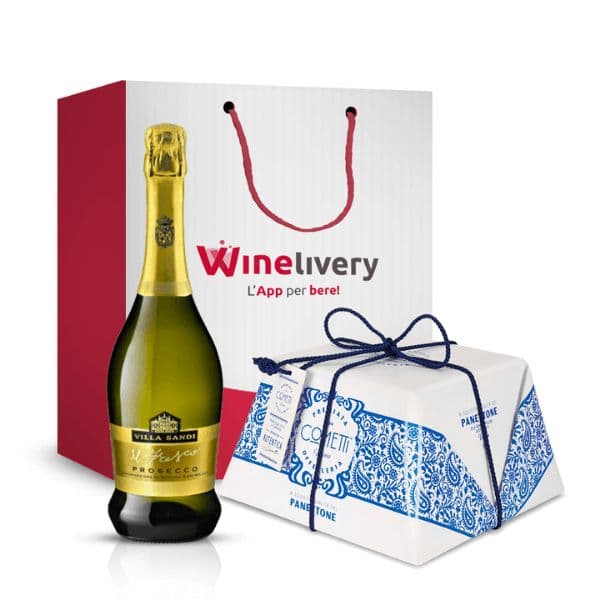 OUT OF STOCK - Kit Natalizio - Prosecco e Panettone da 1 Kg