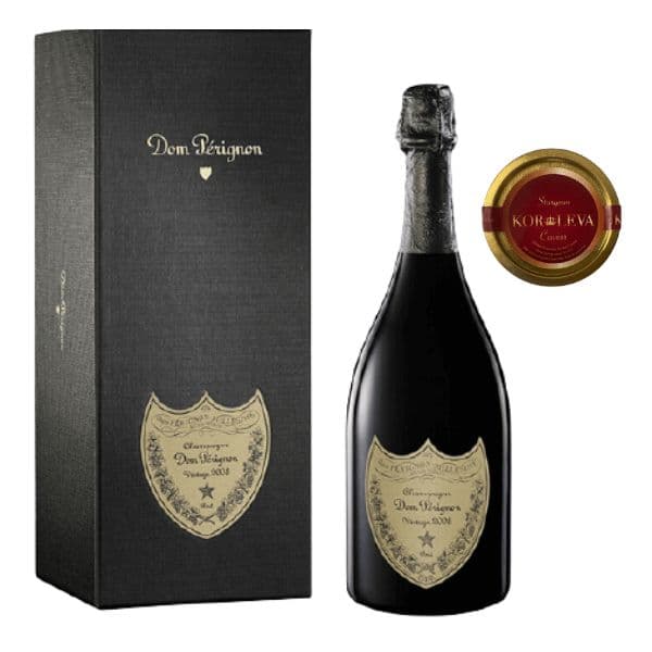 Kit Prestige - Champagne AOC Dom Pérignon Vintage 2008 e Caviale Koroleva Imperial (30 g)