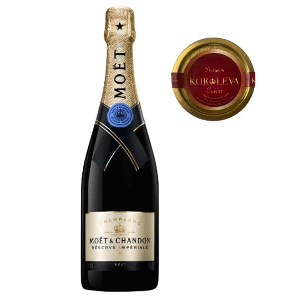Kit Prestige - Champagne AOC Réserve Impériale Brut e Caviale Koroleva Imperial (50 g)