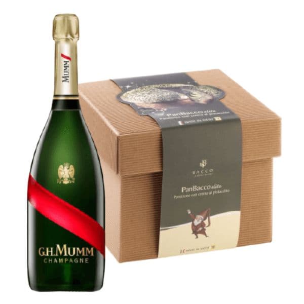 Kit Natalizio - Champagne AOC Grand Cordon Brut e Panettone al Pistacchio (900 g)