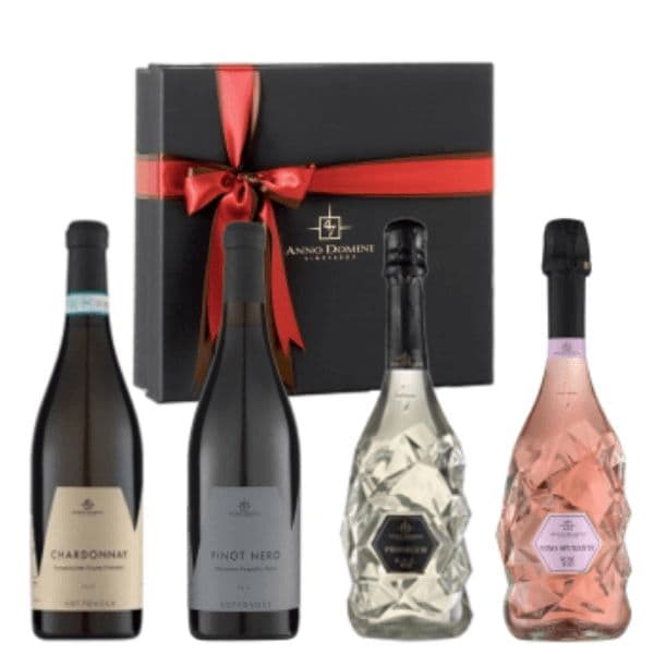 Kit Delle Feste - Pinot nero IGT, Chardonnay DOC, Prosecco DOC Spumante, Rosato Spumante 