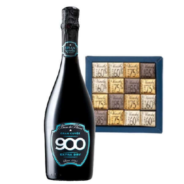 Kit Natalizio - Gran Cuvée Blanc de Blancs Extra Dry e Cioccolato venchi (47 g)