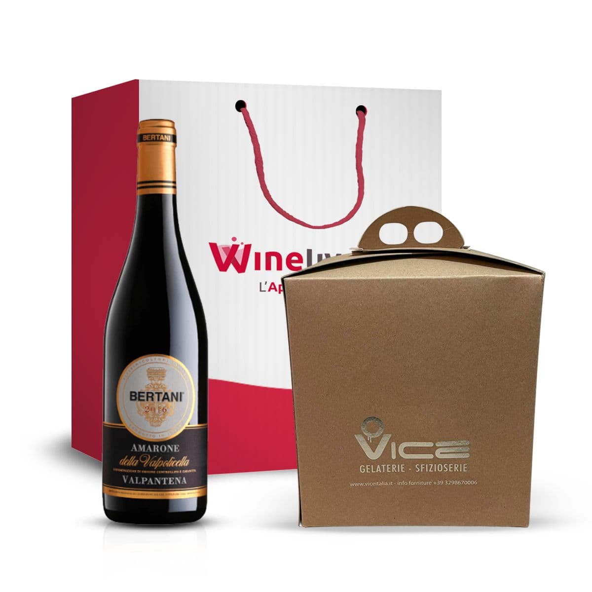 Kit Natalizio - Amarone e Panettone da 1 Kg