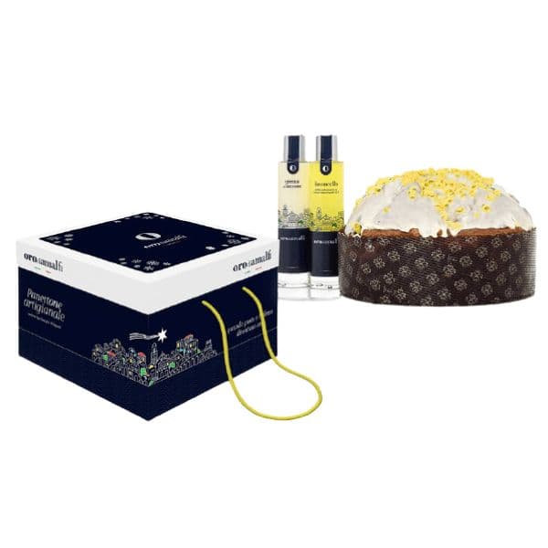 Kit Natalizio - Panettone al Limoncello Orodiamalfi e 2 Mignon Liquore (10 cl)