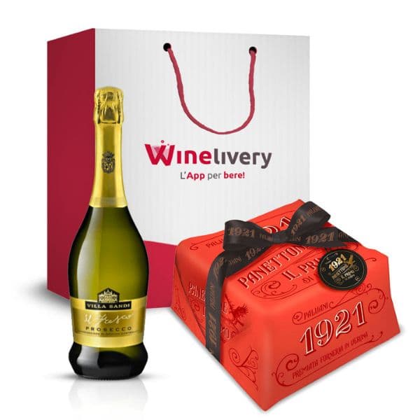 OUT OF STOCK - Kit Natalizio - Prosecco e Panettone Classico Paluani da 1 Kg