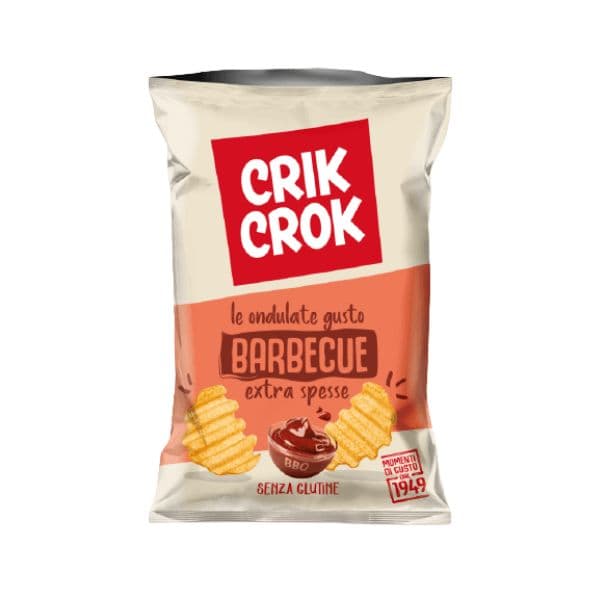 Crik Crok Ondulate Extra Spesse BBQ Gluten Free (70 g )