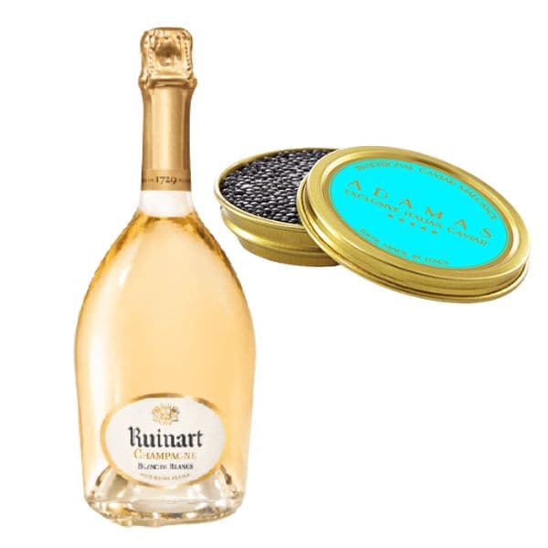 Kit Natalizio - Champagne AOC Blanc de Blancs Brut e Caviale Aqua (30 g)