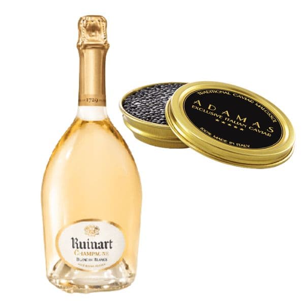 Kit Natalizio - Champagne AOC Blanc de Blancs Brut e Caviale Black (10 g)