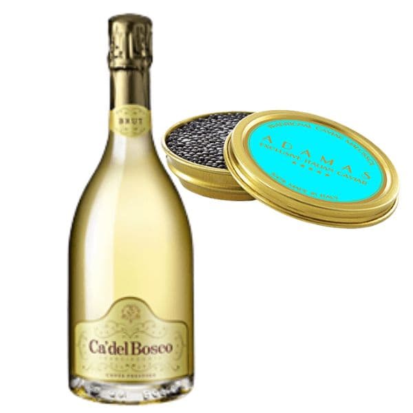 Kit Natalizio - Franciacorta DOCG Cuvée Prestige e Caviale Aqua (30 g)