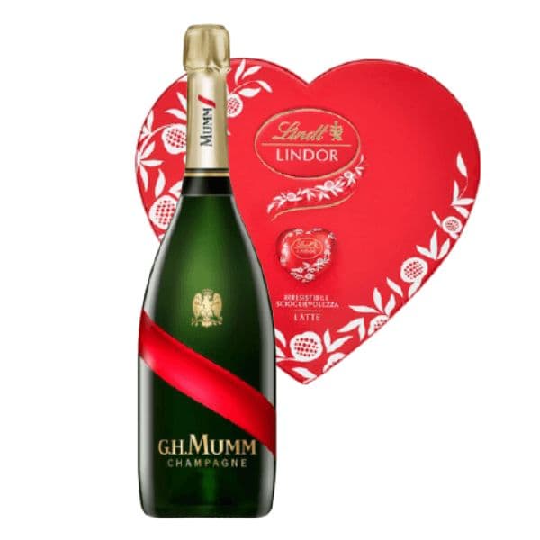 Kit Amore - Champagne AOC Grand Cordon Brut + Lindt (96g) 
