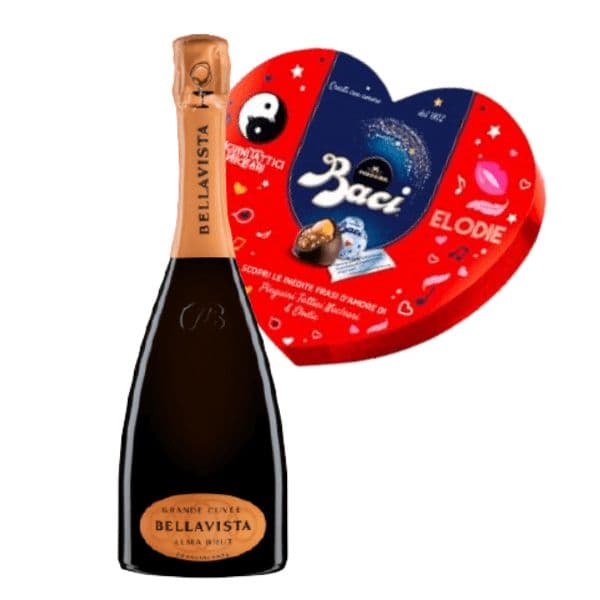 Kit Amore - Franciacorta DOCG Grande Cuvèe Alma Brut + Baci Perugina (150 g) 