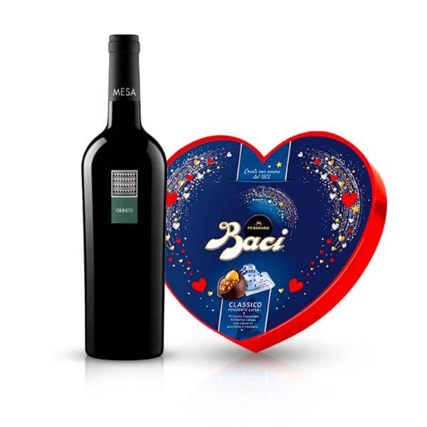 Kit Amore - Vermentino di Sardegna DOC e Baci Perugina Linea Cuori (100 g)