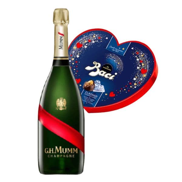 Kit Amore - Champagne AOC Grand Cordon Brut + Baci Perugina (100 g) 