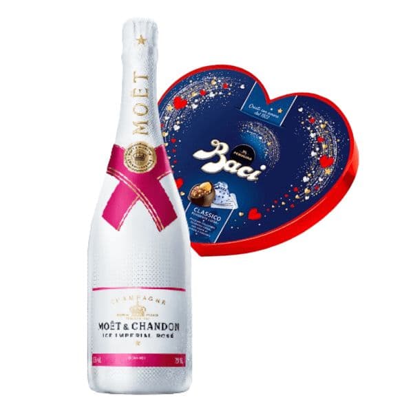 Kit Amore - Champagne Demi-sec Ice Imperial Rosè + Baci Perugina (100 g)
