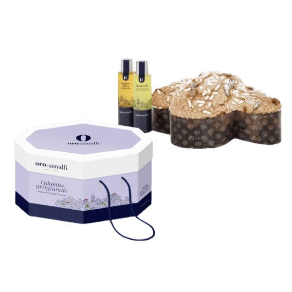 Kit Pasquale - Colomba Classica Artigianale Orodiamalfi (1 Kg) e 2 Mignon Liquore (10 cl)