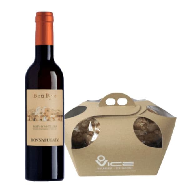 Kit Pasquale - Passito di Pantelleria DOC e Colomba Cioccolato Fondente VICE (1 kg)