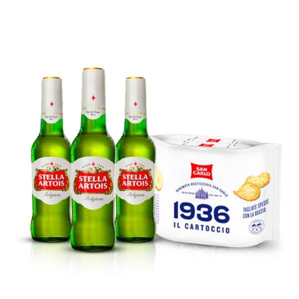 Kit Aperitivo - Stella Artois Lager (33 cl) 