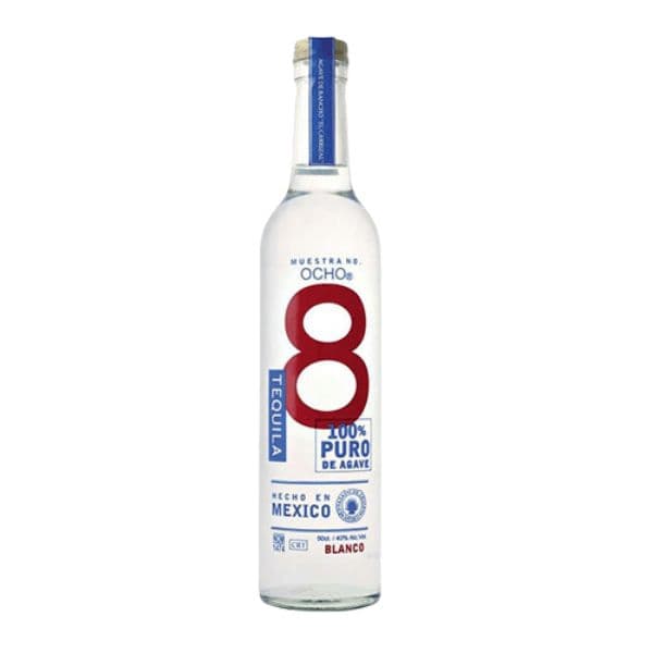 Tequila Blanco Ocho (50 cl)