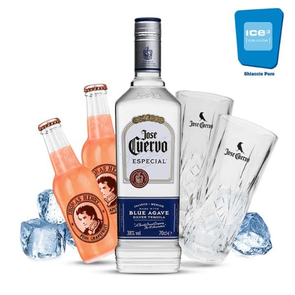 Jose Cuervo - Paloma Cocktail Kit - per 10 persone con Bicchieri in Omaggio!