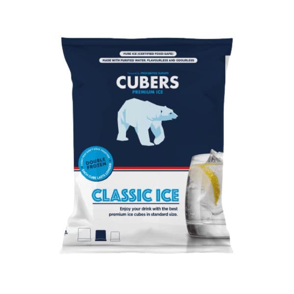 Cubers Premium Ice Ghiaccio in cubetti (1,5 Kg)
