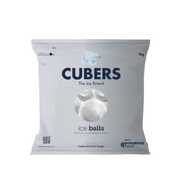 Cubers Ice Ball Premium a lento scioglimento (1 Kg)