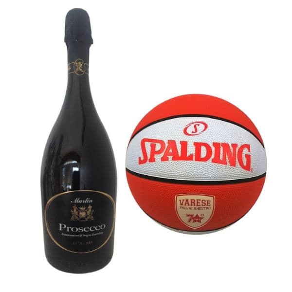 Kit Pallacanestro Varese - Prosecco DOC Extra Dry con Pallone Size #5