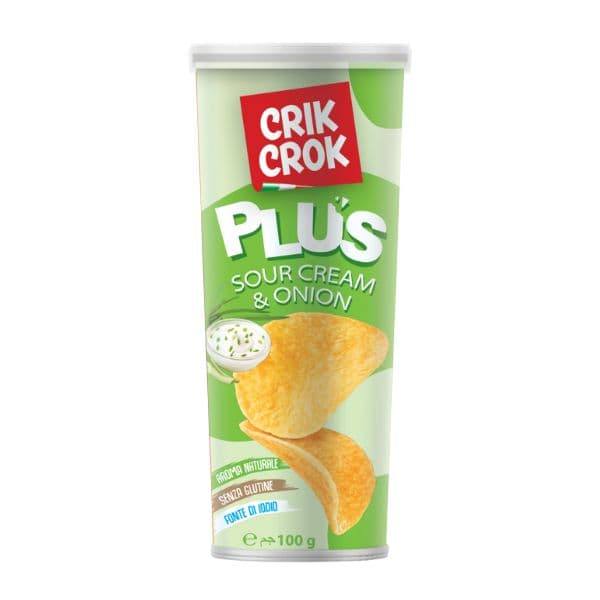 Crick Crok Plus Sour Cream & Onion  (100 g)