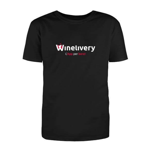 T-shirt Winelivery Nera