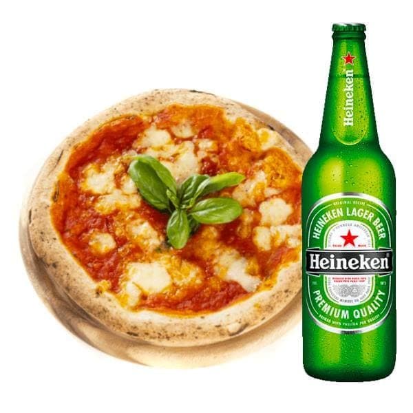 Margherita 29cm + Heineken Lager (33 cl)