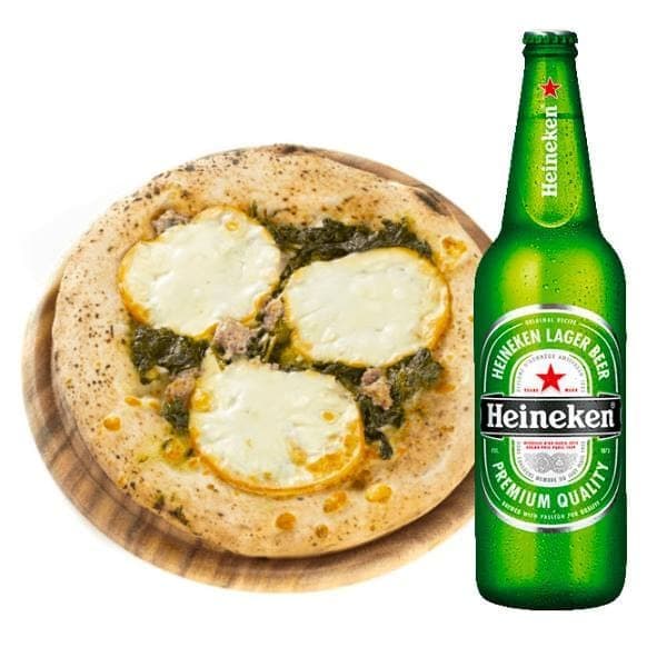 Salsiccia e friarielli 29cm + Heineken Lager (33 cl)